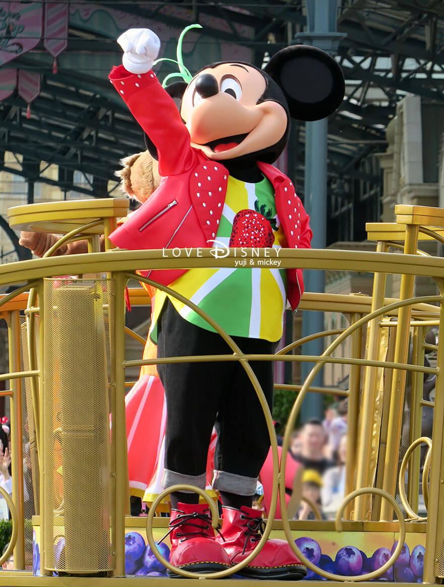 TDL プラザ イッツ・ア・スウィーツフルタイム！ ミッキーフロート停止位置 ミッキー（その4）
