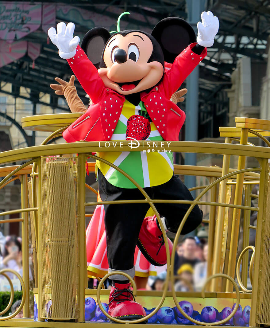TDL プラザ イッツ・ア・スウィーツフルタイム！ ミッキーフロート停止位置 ミッキー（その5）