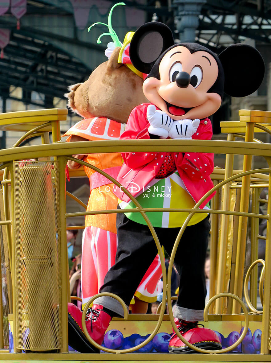 TDL プラザ イッツ・ア・スウィーツフルタイム！ ミッキーフロート停止位置 ミッキー（その6）