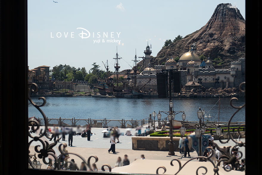 東京ディズニーシー・ホテルミラコスタ ベッラヴィスタ・ラウンジ TDS25周年 席からの眺望