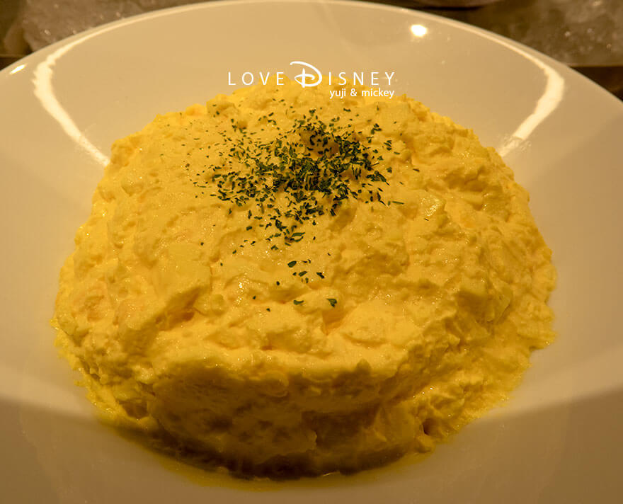ファンタジースプリングス・レストラン ブレックファスト 冷たい料理 玉子サラダ
