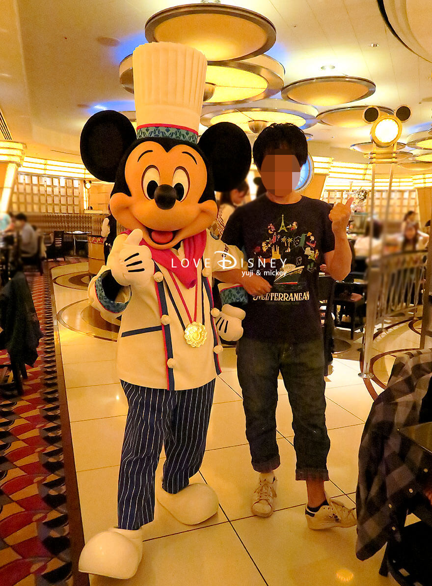 ディズニーアンバサダーホテル シェフ・ミッキー グリーティング(その1)