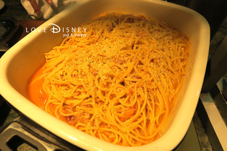 TDS25周年 オチェーアノ スパークリング・ジュビリーブッフェ 温かい料理(シーフードラグーパスタ)