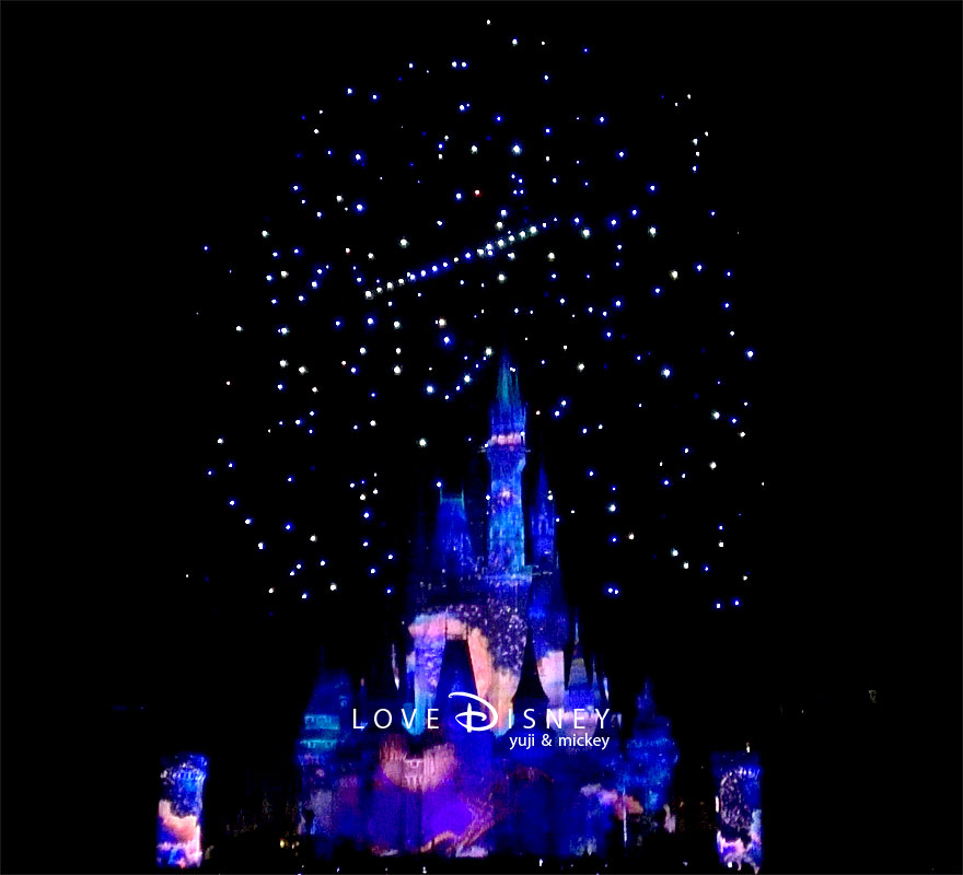 TDL エンターテイメント リーチフォーザスターズ ドローンシーン（流れ星）