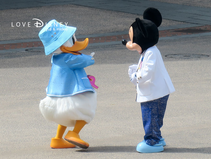 オチェーアノ 朝食ブッフェ 開園前のキャラクターたち(その3)