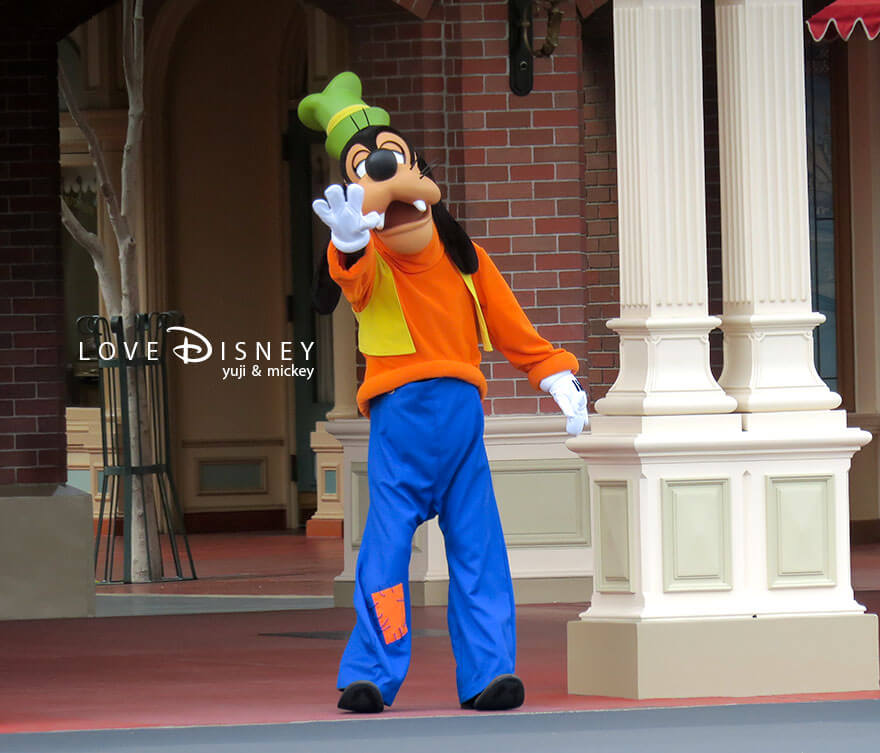 TDL 開園前グリーティング グーフィー