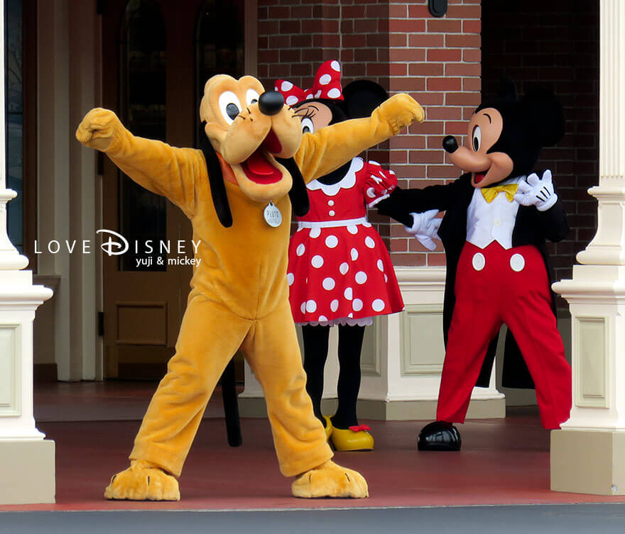 TDL 開園前グリーティング プルート