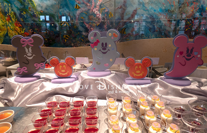 TDRハロウィーン ブッフェ オチェーアノ 店内デコレーション（その2）