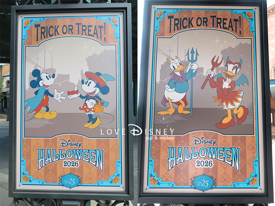 ディズニー・ハロウィーン2026 TDS デコレーション ミッキー＆フレンズのハロウィーン看板（その1）
