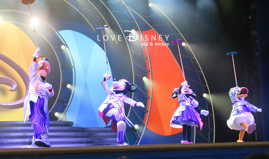 東京ディズニーランド ショーベース The D-Groovationz4 Live: Happy! Funky! Groovy! Tour ミッキー＆フレンズの歌うシーン（その2）