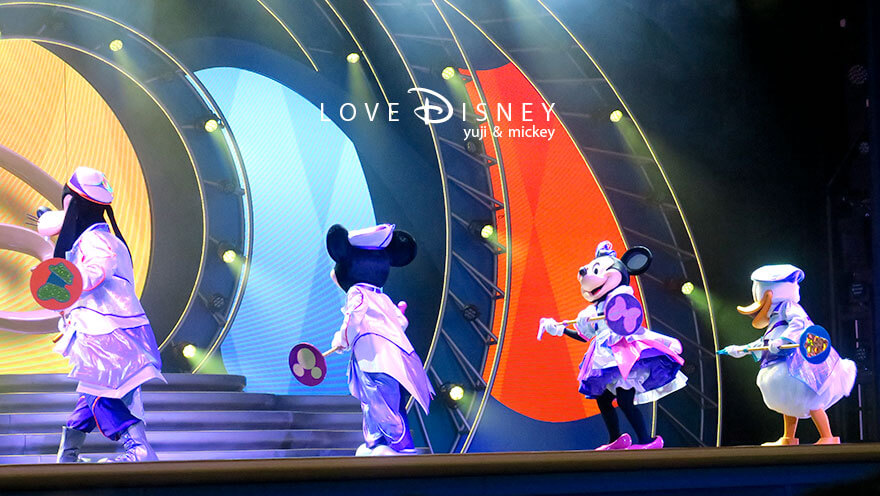 東京ディズニーランド ショーベース The D-Groovationz4 Live: Happy! Funky! Groovy! Tour ミッキー＆フレンズの歌うシーン（その3）