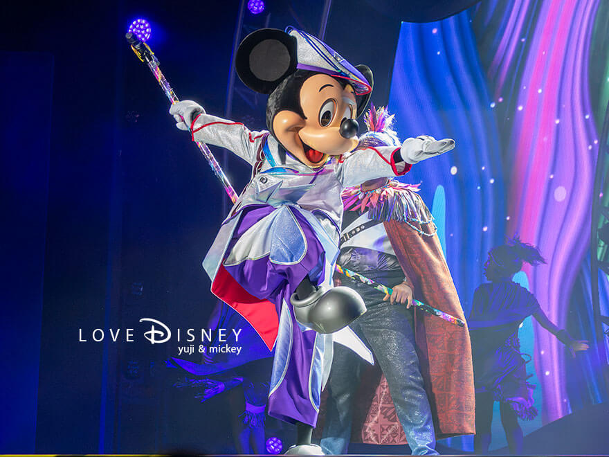 TDL ショーベース The D-Groovationz4 Live: Happy! Funky! Groovy! Tour Dグル モアナと伝説の海2シーン ミッキー（その1）