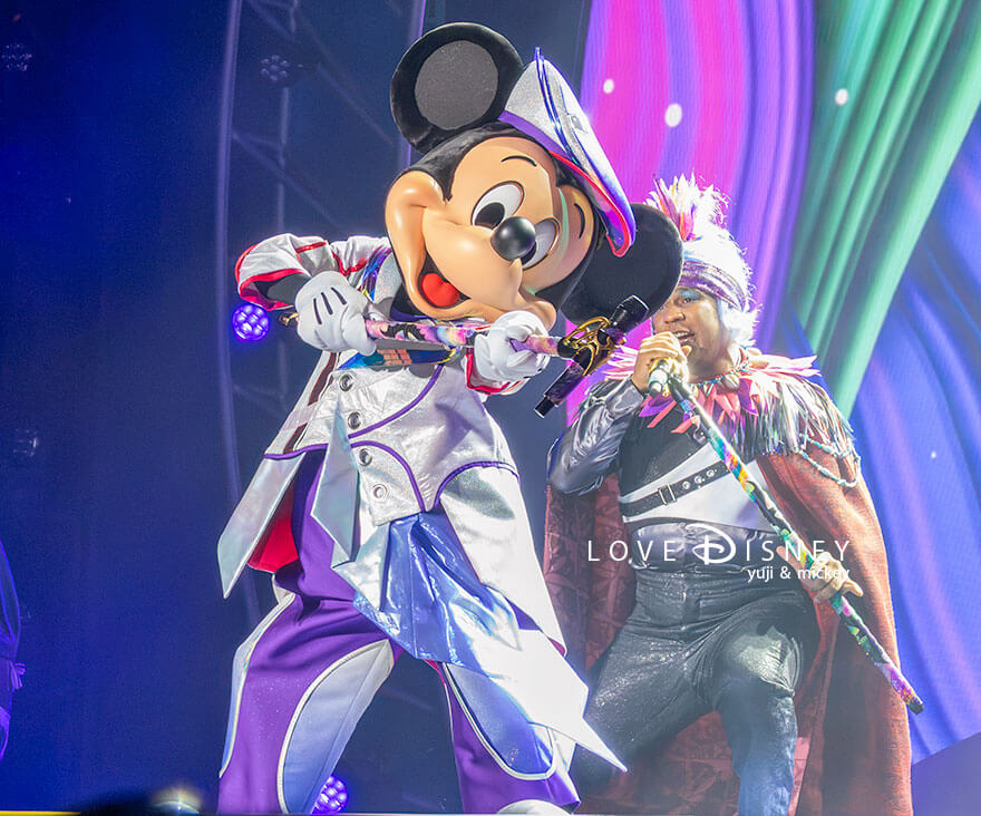 TDL ショーベース The D-Groovationz4 Live: Happy! Funky! Groovy! Tour Dグル モアナと伝説の海2シーン ミッキー（その2）