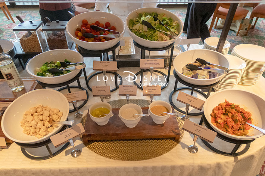 ベッラヴィスタ・ラウンジ 朝食 冷たい料理（サラダ類）