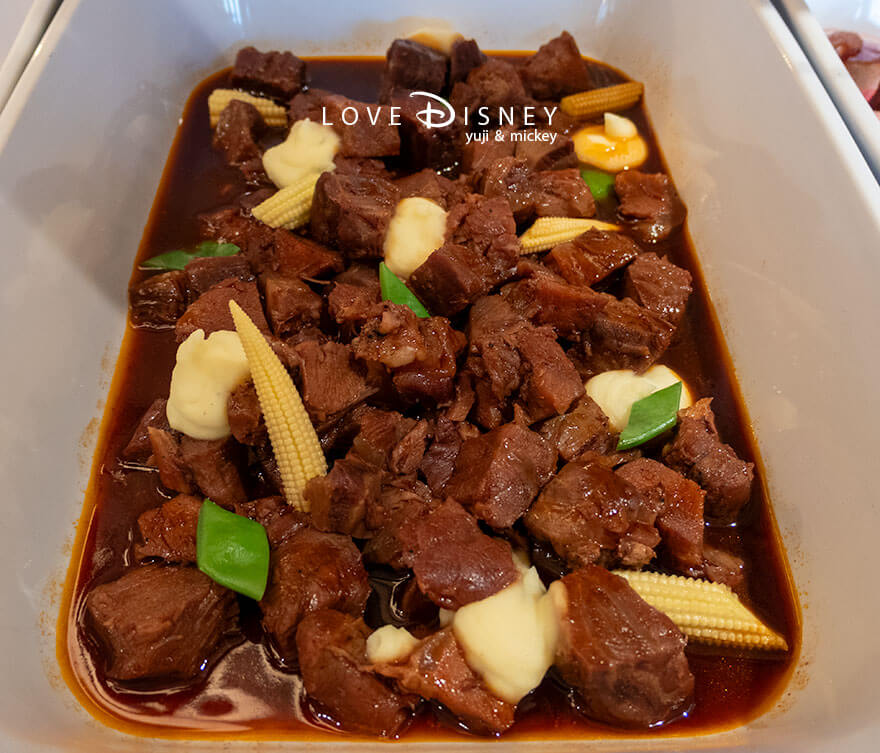 ベッラヴィスタ・ラウンジ 朝食 温かい料理（スペッツァティーノ）