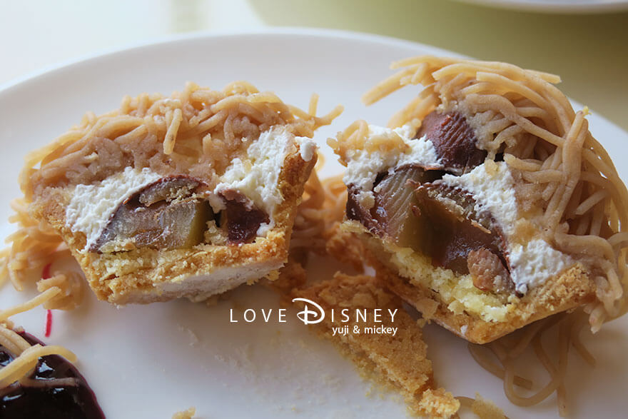 ベッラヴィスタ・ラウンジ 朝食 デザート（モンブランの中身）