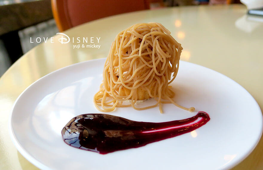 ベッラヴィスタ・ラウンジ 朝食 デザート（モンブラン）