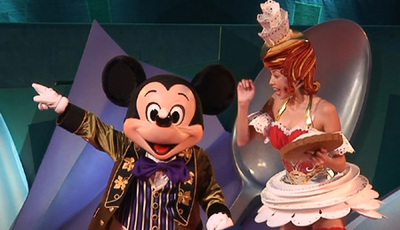 ミッキー＆ミニーの2ショット＆微熱