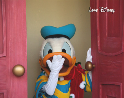 トゥーンタウンのクリスマスキャラクターグリーティング