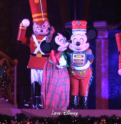 X-masキャッスルショーinWDW