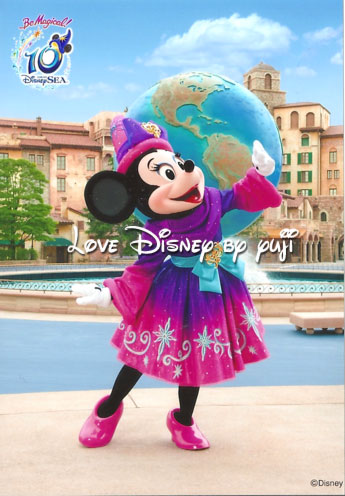 10周年の衣装のミニー画像！ラッキースタンプキャンペーン