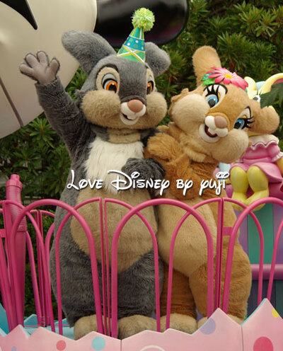 ミスバニー＆とんすけキス画像！ディズニー・イースターワンダーランド・パレード
