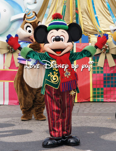 ミッキー画像！クリスマス・ラップド・イン・リボン