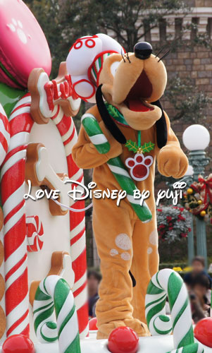 プルート＆マリー画像！ディズニー・サンタヴィレッジ・パレード