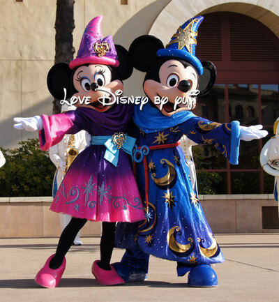 ミッキー＆ミニーのキス画像！アトモスフィア・ショー