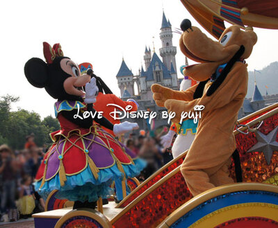 ミニー＆プルートのキス画像！フライト・オブ・ファンタジー・パレード
