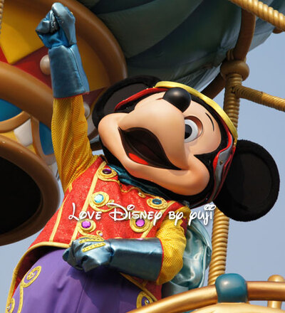 ミッキーのアップ画像！フライト・オブ・ファンタジー・パレード