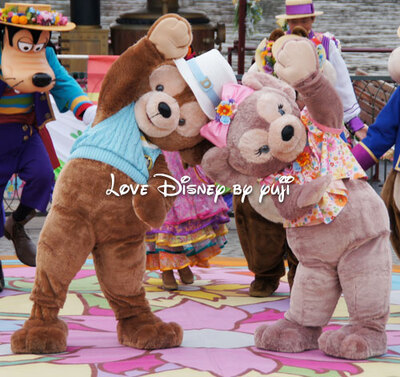 ダッフィー＆シェリーメイ画像！見つめ合う2人