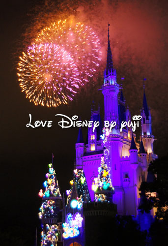 お城をバックに30周年花火！ハピネス・オン・ハイ