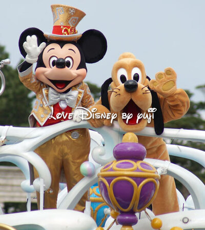 ミッキー＆プルートのペア写真！ホリデーグリーティング・フロム・セブンポート