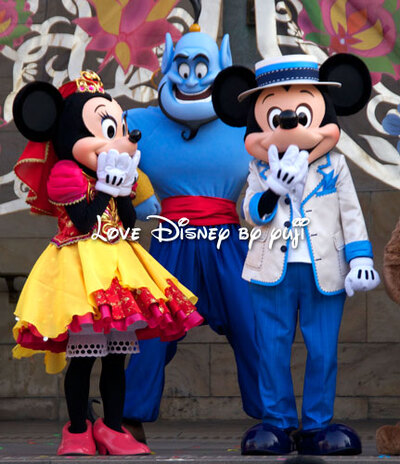 ミッキー＆ミニーキス画像！スプリングタイム・サプライズ