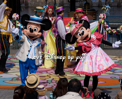 立ち見最前列から撮影・ミッキー＆ミニーのダンス画像！