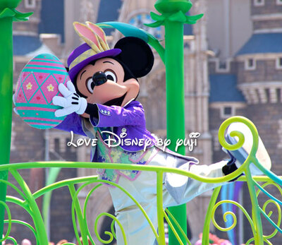 ミッキー・卵持ちターン画像！パートナーズ横から撮影