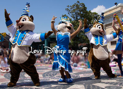 シー・キャラ全員集合写真！ミッキーとダッフィーのスプリングヴォヤッジ