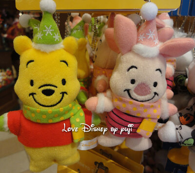 冬コスチュームのペアぬいぐるみバッチ紹介！東京ディズニーランドのグッズ