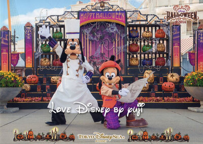 シー・10月フォトファン画像！ディズニーハロウィーン2014