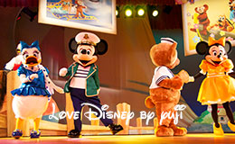 最前列から撮影したマイ・フレンド・ダッフィー！４人の集合画像編