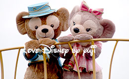 ダッフィー＆シェリーメイ2ショット画像！「ファッショナブル・イースター」