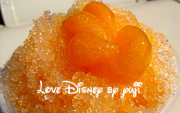 夏おすすめメニュー！シェイブアイス（みかん）