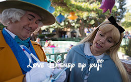 マッドハッター＆アリスのペアグリーティング画像！Disneyland Resort旅行記