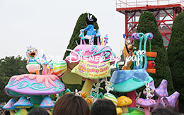 ドナルドフロート停止位置から撮影したヒッピティ・ホッピティ・スプリングタイム2016