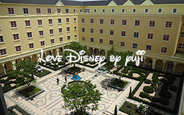 東京ディズニーセレブレーションホテル：WISHの中庭＆館内施設紹介！