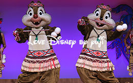 最前列で撮影したチップ＆デール画像8枚紹介！ミッキーのレインボー・ルアウ