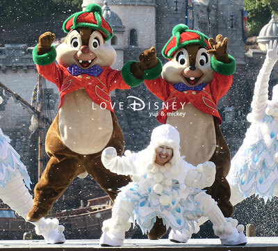 「雪の中でダンスをするチップ＆デール」画像7枚紹介！パーフェクト・クリスマス2017
