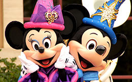 「TDS10周年衣装のミッキーとミニーペアショット」9枚紹介！