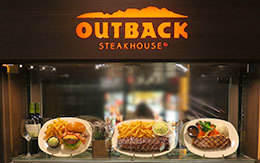 イクスピアリのグルメ「OUTBACK STEAKHOUSE」